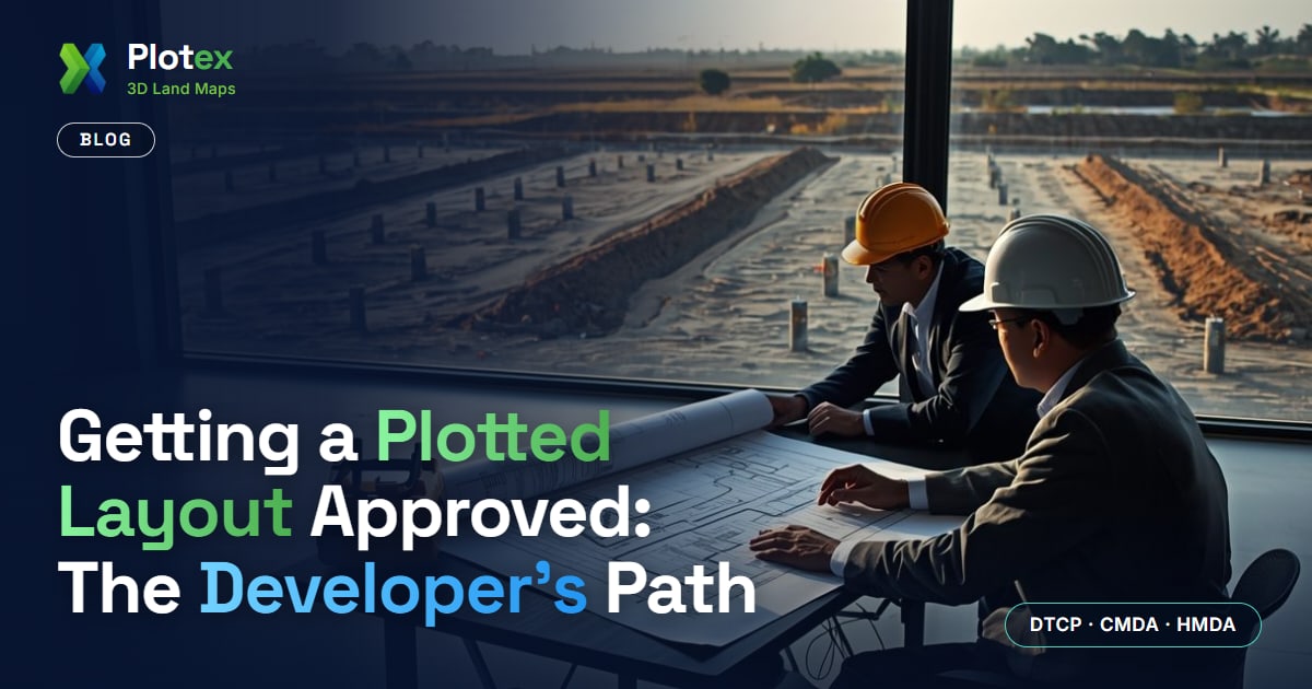 Plotted layout approval process for developers in India