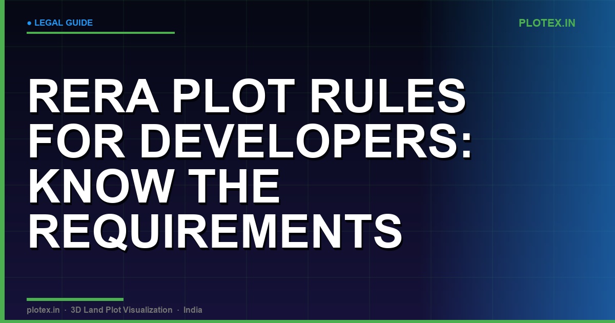 A developer taking a plotted layout through technical scrutiny at the planning authority - road pattern, open space reservation, development charges and the layout permit number before plots can be sold
