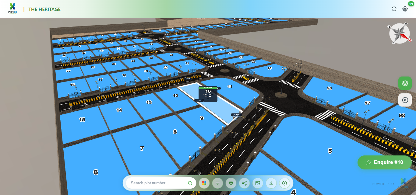The Heritage — 3D site plan
