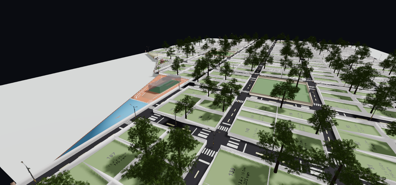 Green Township — 3D site plan