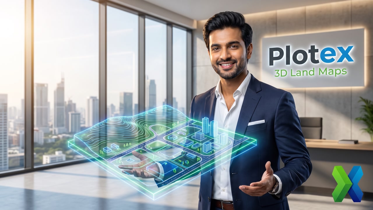 Plotex — turn 2D plot maps into interactive 3D land maps